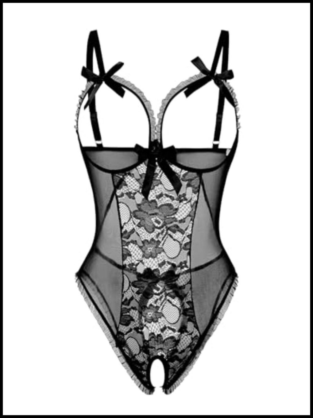 Lace Babydoll Sleepwear Bodysuit One Piece Lingerie